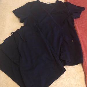 Navy blue women’s scrubs